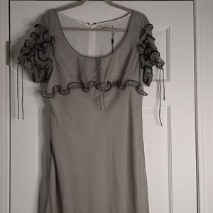 UO The East Order Baylee Ruffle Mini Dress